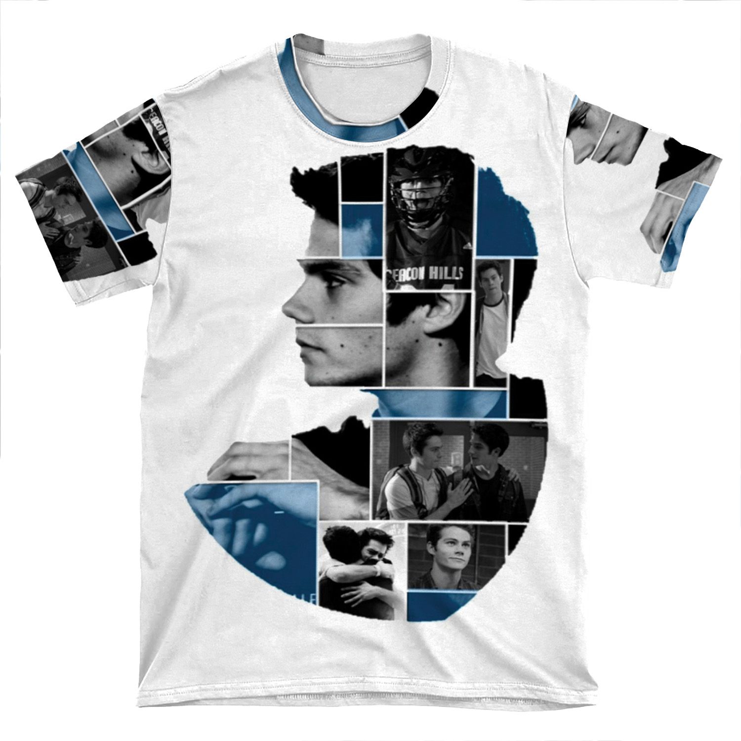 Dylan O'Brien Squares AOP T-shirt Tee