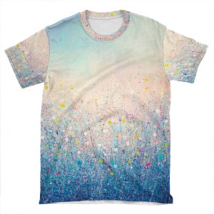 Early Morning, Winter Blue AOP T-shirt Tee