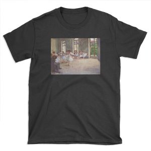 Edgar Degas French Impressionism Oil Painting Ballerinas Rehearsing Dancing T-shirt Tee