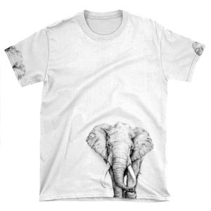 Elephant AOP T-shirt Tee