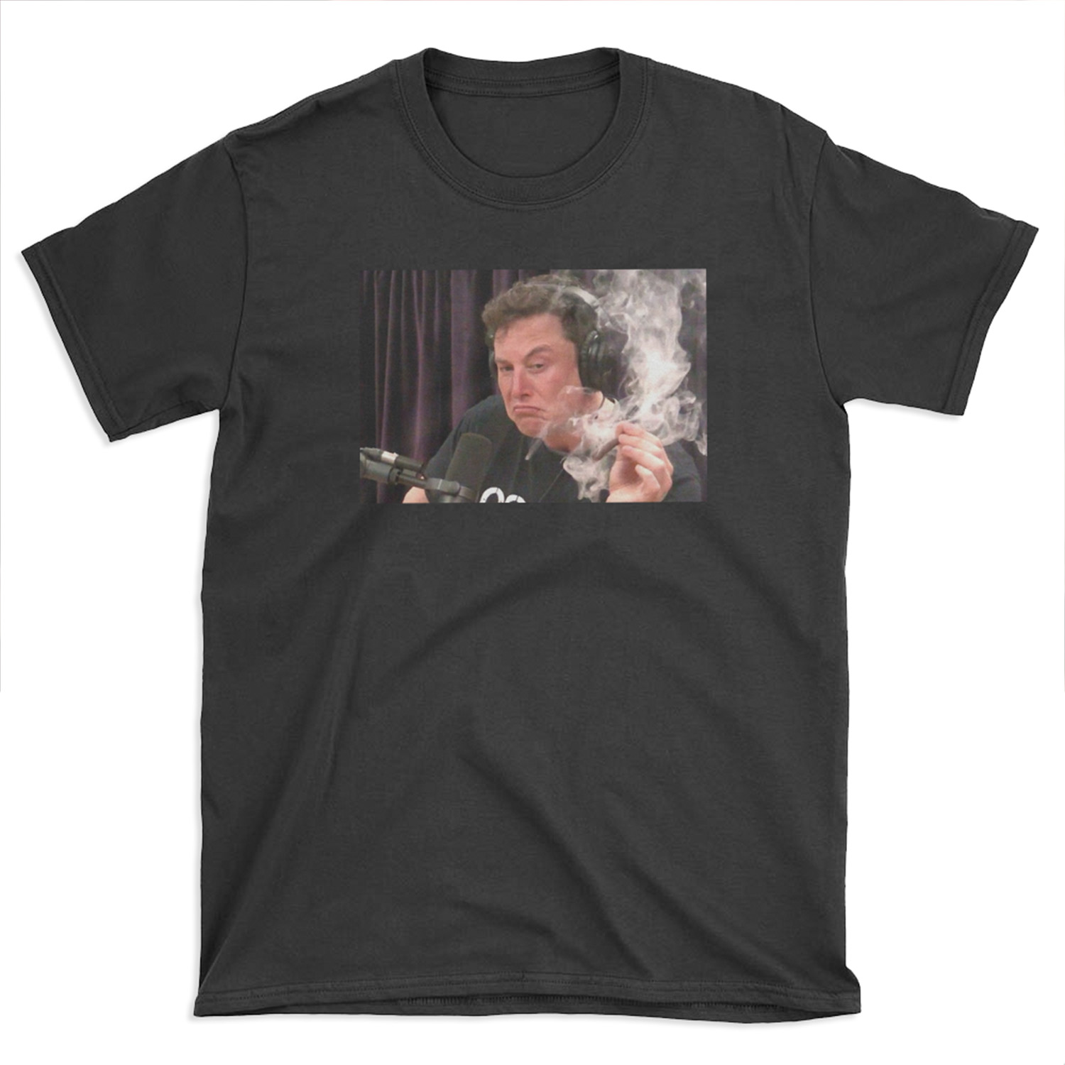 Elon Musk Smoking T-shirt Tee