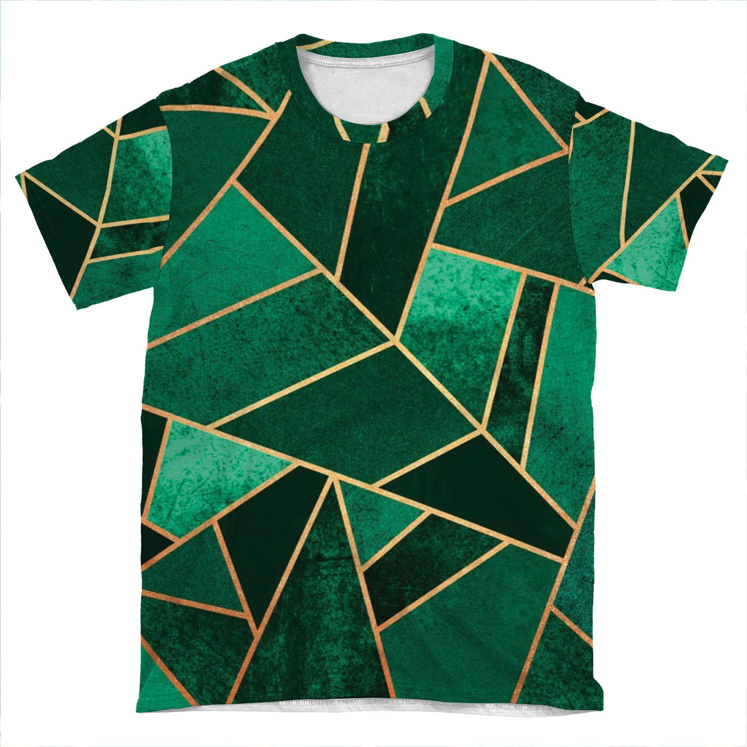 Emerald And Copper AOP T-shirt Tee