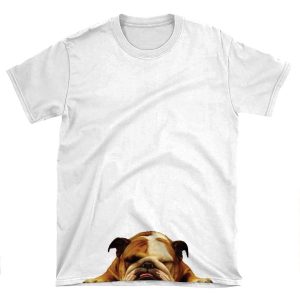 English Bulldog - Lazy Beast AOP T-shirt Tee