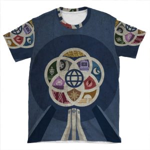 Epcot Center Iphone And Tshirt AOP T-shirt Tee