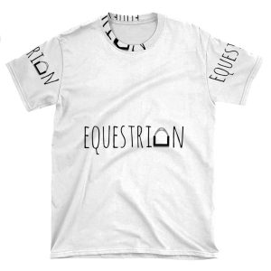 Equestrian Logo With Stirrup AOP T-shirt Tee