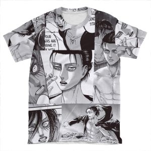 Eren Yeager, Attack On Titan AOP T-shirt Tee