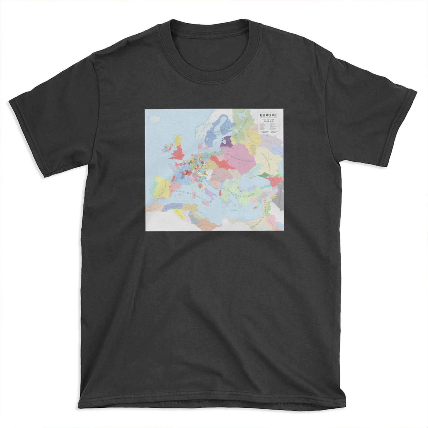 Europe in 1444 AD T-shirt Tee