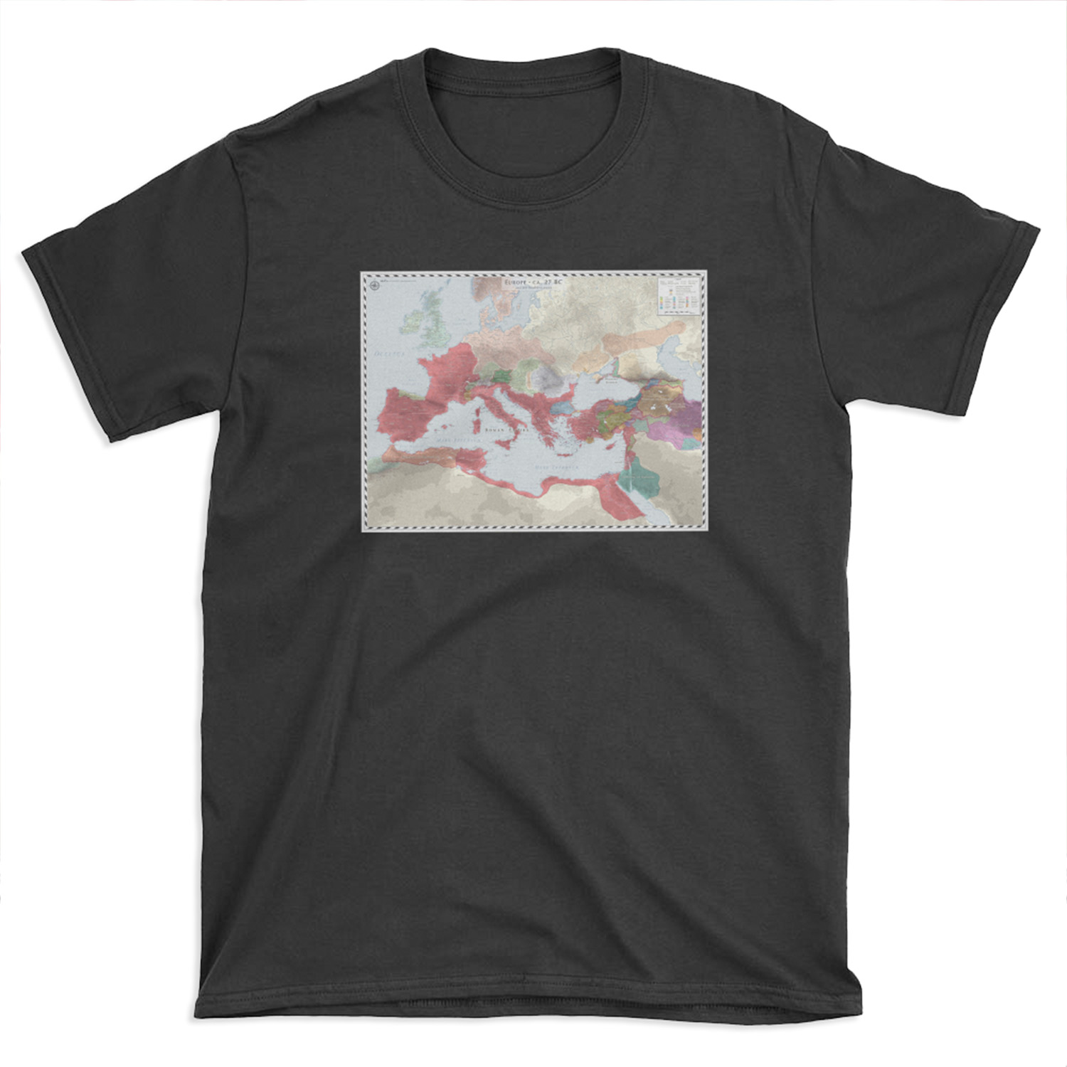 Europe (Mediterranean - Detailed) - 27 BC T-shirt Tee