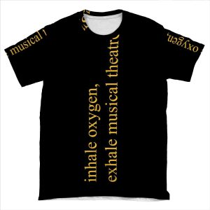 Exhale Musical Theatre. AOP T-shirt Tee