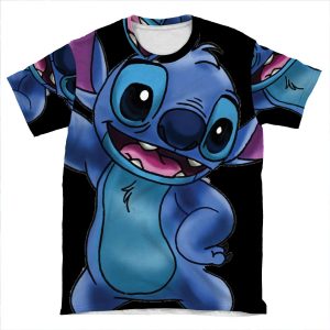 Experiment 626 (Stitch) Zoomed In AOP T-shirt Tee