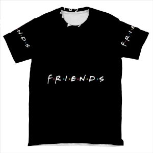 F.R.I.E.N.D.S AOP T-shirt Tee