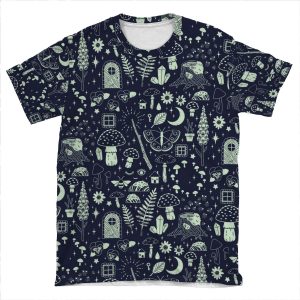 Fairy Garden: Midnight AOP T-shirt Tee