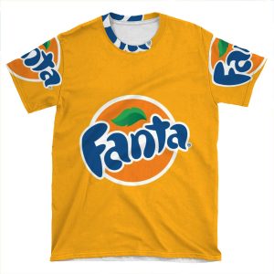 Fanta Original Orange Logo AOP T-shirt Tee