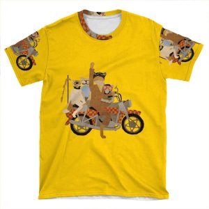 Fantastic Mr Motorcycle AOP T-shirt Tee