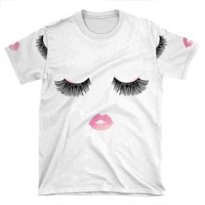 Fashion Eyelashes AOP T-shirt Tee