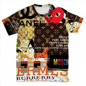 Fashions Collage AOP T-shirt Tee