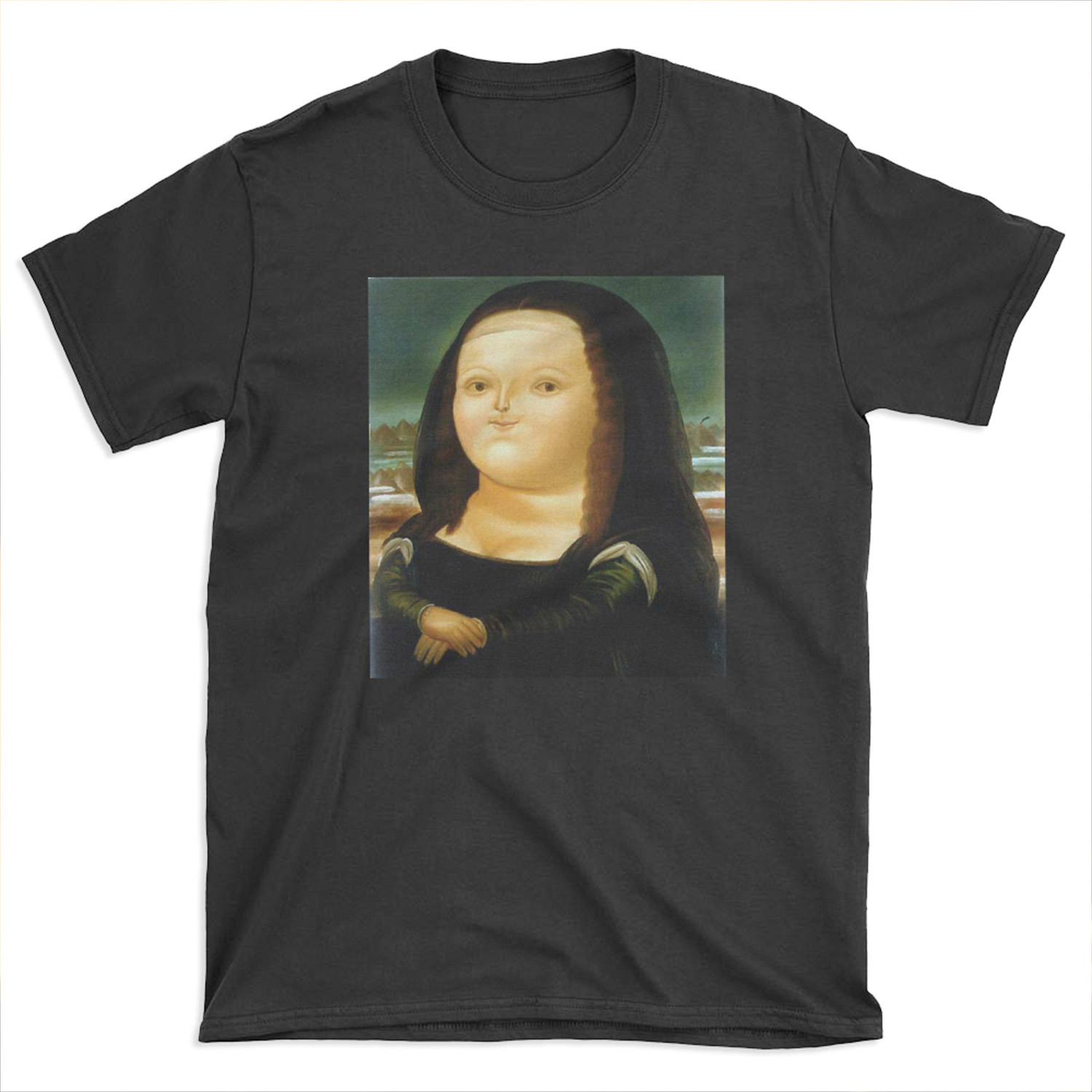 Fat Mona Lisa T-shirt Tee