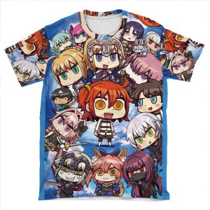 Fate/Grand Order Manga Phone AOP T-shirt Tee