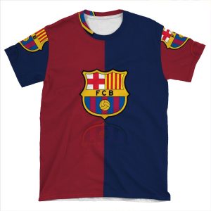 Fc Barcelona Logo Case AOP T-shirt Tee
