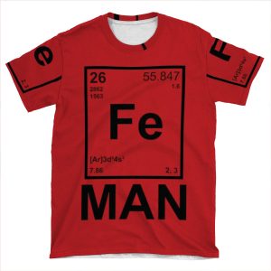 Fe (Iron) Man AOP T-shirt Tee