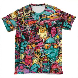 Fear And Loathing In Las Vegas AOP T-shirt Tee