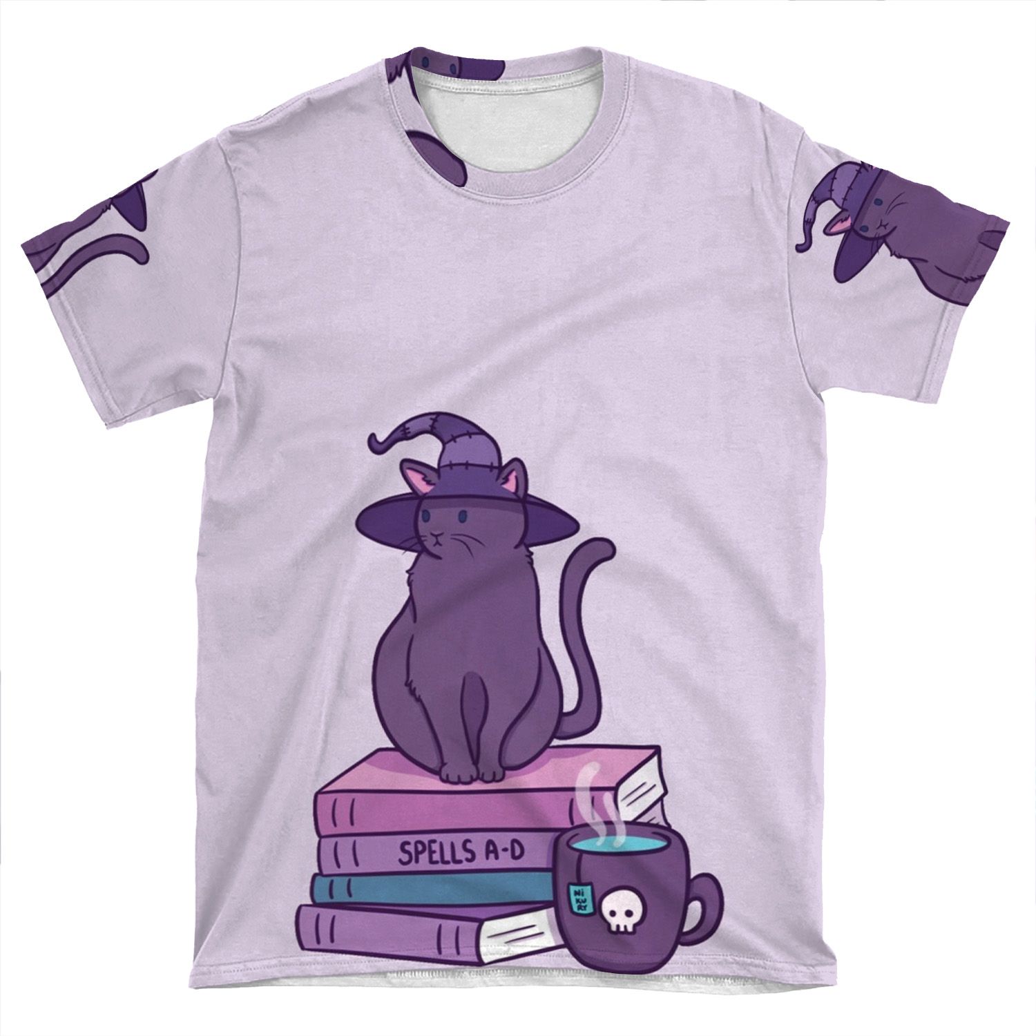 Feline Familiar AOP T-shirt Tee
