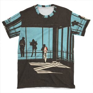 Ferris Bueller - Sears Tower AOP T-shirt Tee