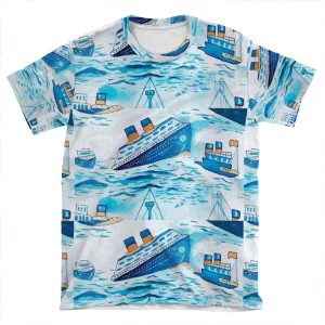 Ferry Boats AOP T-shirt Tee