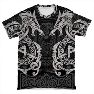 Fighting Fenrir AOP T-shirt Tee