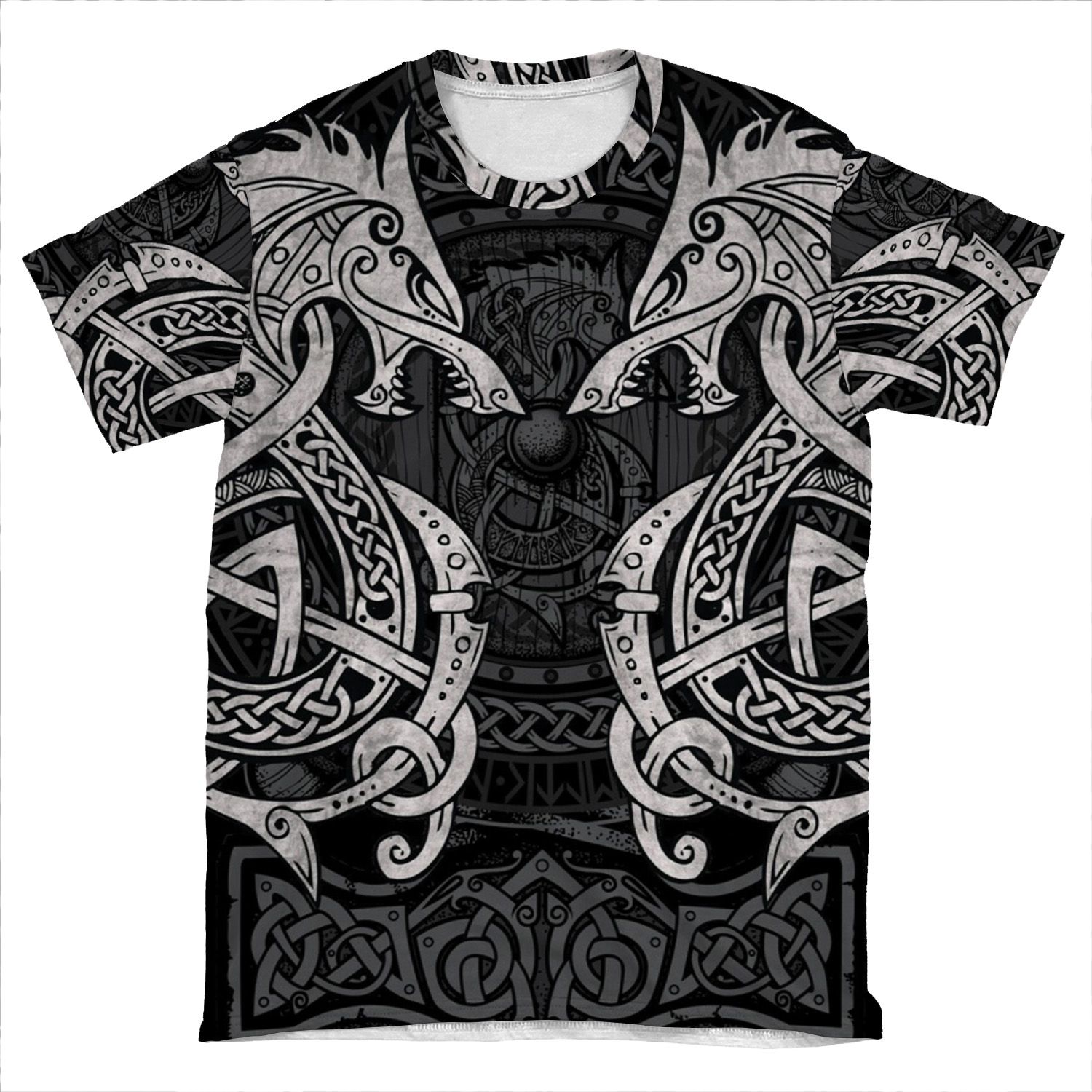 Fighting Fenrir AOP T-shirt Tee