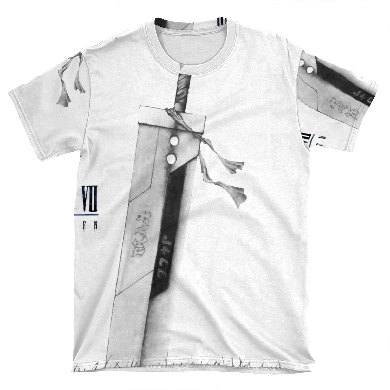 Final Fantasy AOP T-shirt Tee