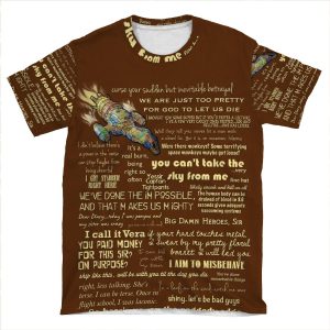 Firefly Quotes AOP T-shirt Tee