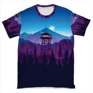 Firewatch - Landscape AOP T-shirt Tee
