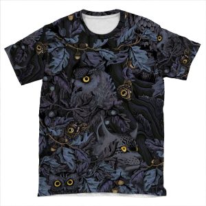 Fit In (Moonlight Blue) AOP T-shirt Tee