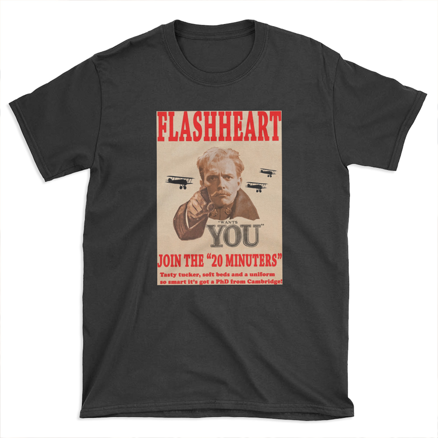 FLASHHEART WANTS YOU T-shirt Tee