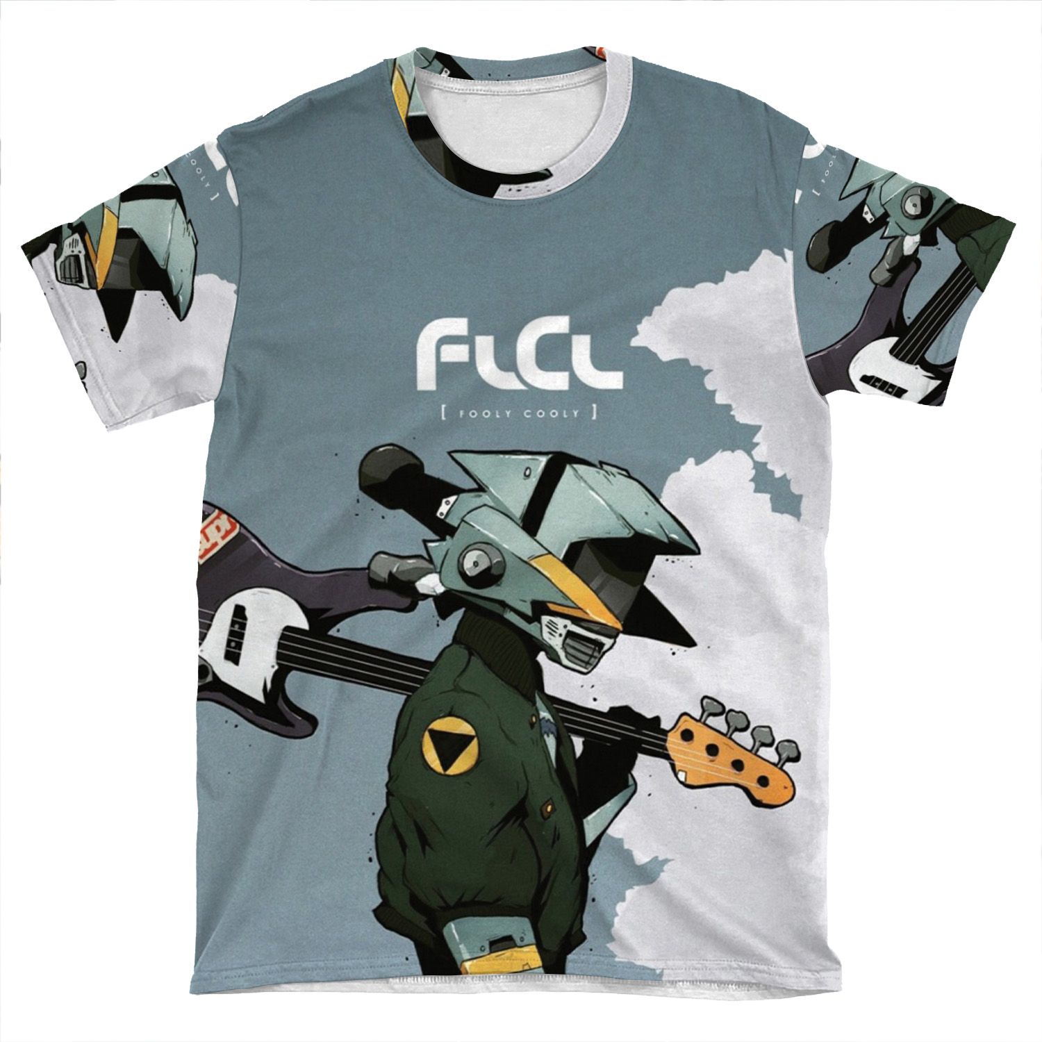 Flcl Canti Anime AOP T-shirt Tee