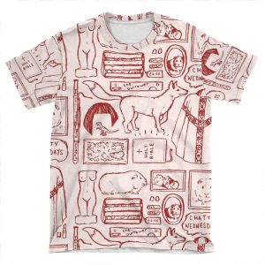 Fleabag Illustration AOP T-shirt Tee