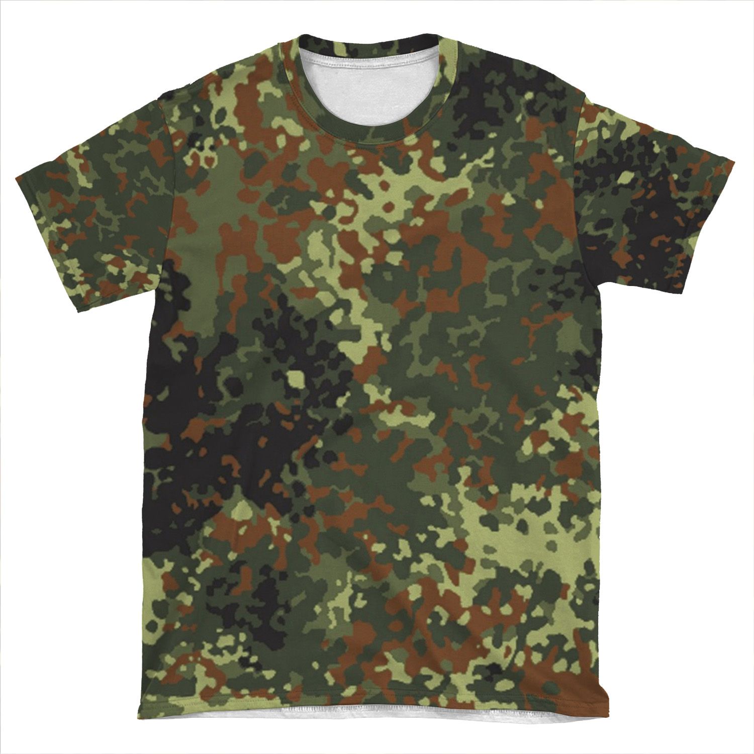 Flecktarn Camo AOP T-shirt Tee