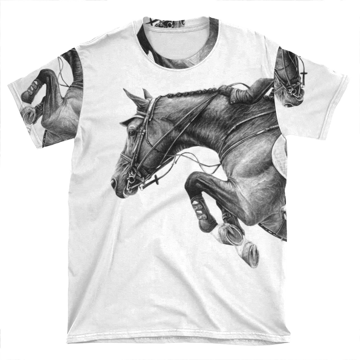 Flick - Showjumping Horse AOP T-shirt Tee