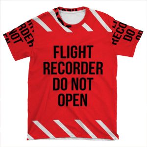 Flight Recorder Do Not Open AOP T-shirt Tee