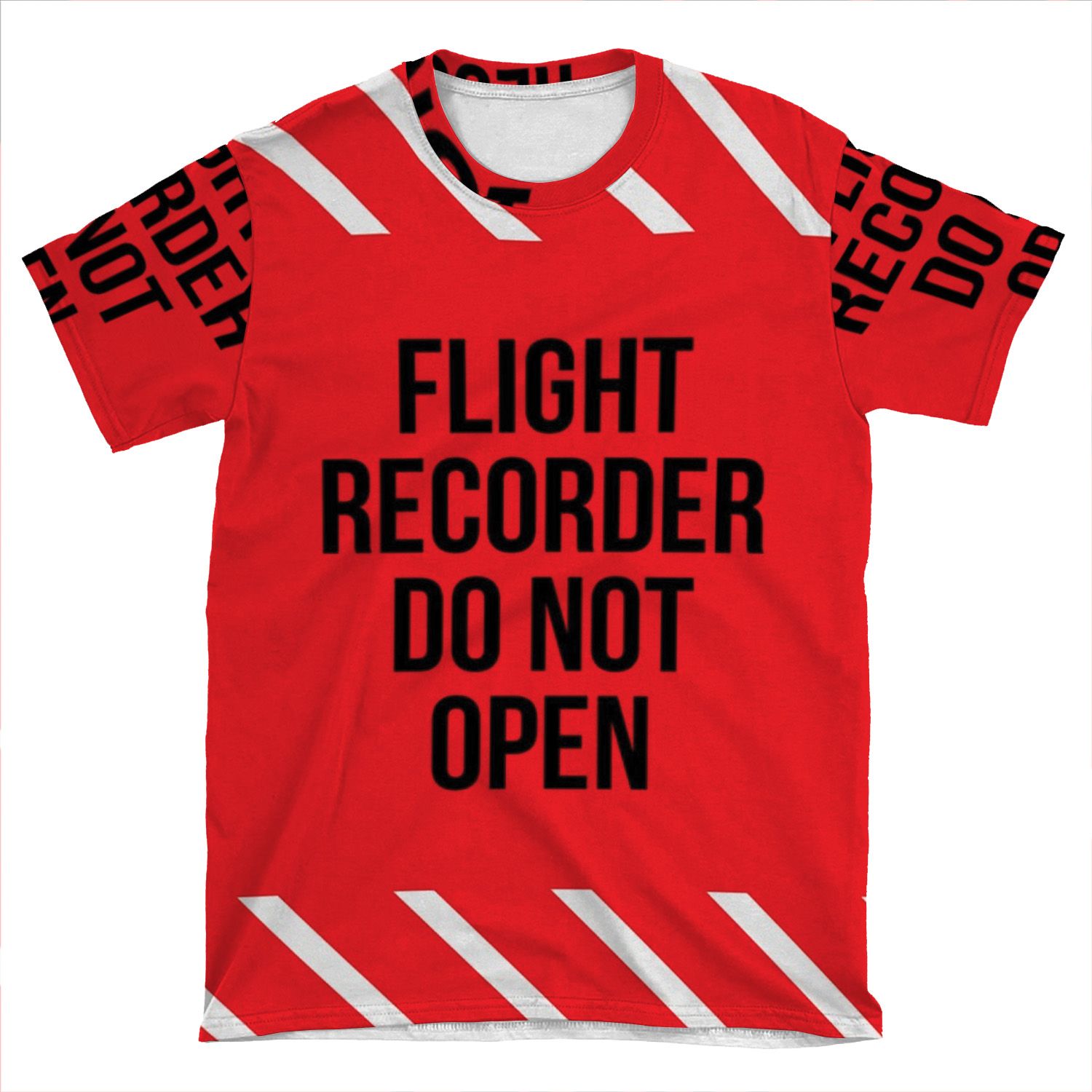 Flight Recorder Do Not Open AOP T-shirt Tee