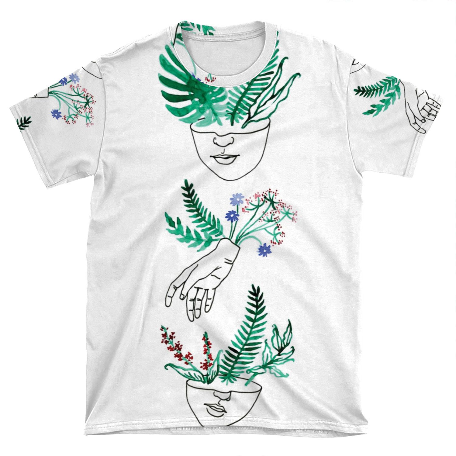 Flora Y Fauna AOP T-shirt Tee
