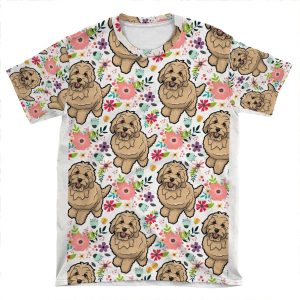 Floral Doodle AOP T-shirt Tee