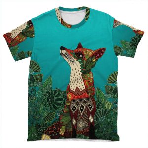 Floral Fox AOP T-shirt Tee