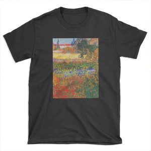 Flower Garden Painting by Vincent Van Gogh T-shirt Tee