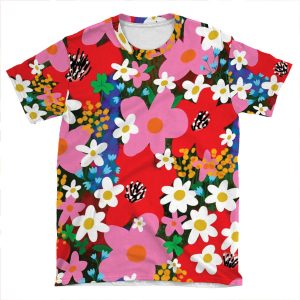 Flower Power! AOP T-shirt Tee