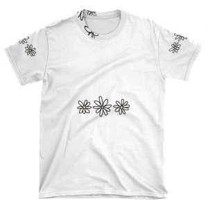 Flower Tumblr AOP T-shirt Tee