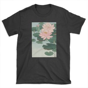 Flowering Water Lily, Ohara Koson T-shirt Tee