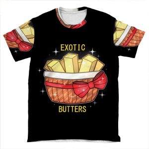 Fnaf Exotic Butters AOP T-shirt Tee