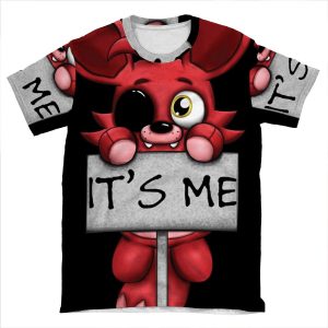 Fnaf Plush Foxy AOP T-shirt Tee